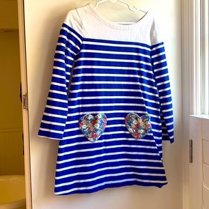 Boden heart pocket dress